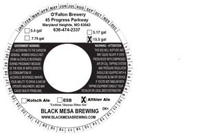 Black Mesa Brewing Altbier