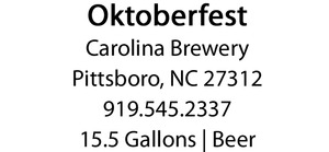 Carolina Brewery Oktoberfest May 2015