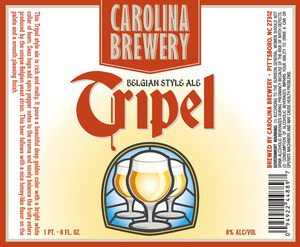 Carolina Brewery Tripel May 2015