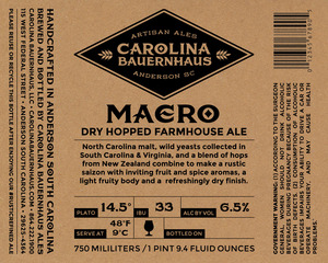 Maero Dry Hopped Farmhouse Ale 