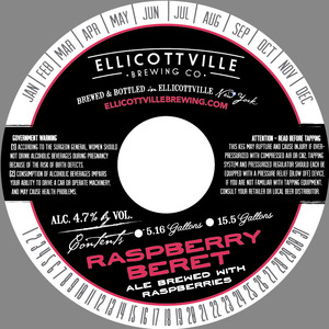 Ellicottville Brewing Company Raspberry Beret