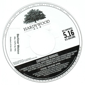 Hardywood Berlinerweisse