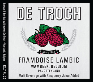 De Troch Framboise Lambic May 2015