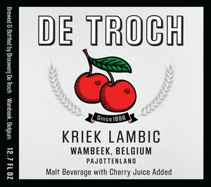 De Troch Kriek Lambic May 2015