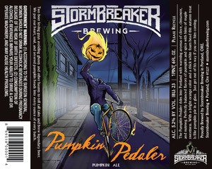 Stormbreaker Brewing Pumpkin Pedaler May 2015