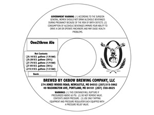 Oxbow Brewing Company One2three