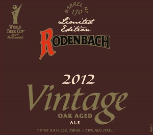 Rodenbach Vintage 2012 May 2015