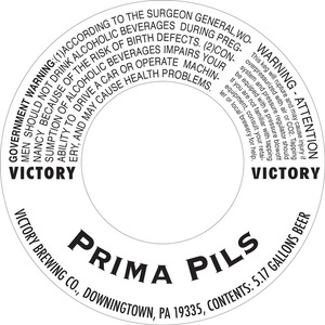 Victory Prima Pils May 2015