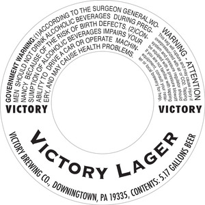 Victory Lager May 2015