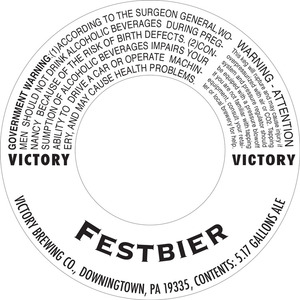 Victory Festbier May 2015