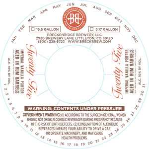 Breckenridge Brewery Twenty Five