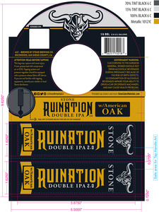Stone Brewing Co Stone Ruination Double IPA 2.0