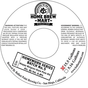 Ballast Point Homework Series #5