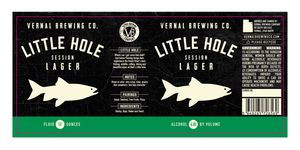Vernal Brewing Company Little Hole Lager May 2015