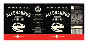 Vernal Brewing Company Allosaurous Amber May 2015