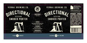 Vernal Brewing Company Directional Smoked Porter May 2015