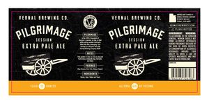 Vernal Brewing Company Pilgrimage Extra Pale Ale May 2015