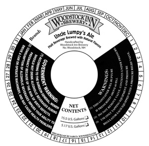 Woodstock Inn Brewery Uncle Lumpy's June 2015