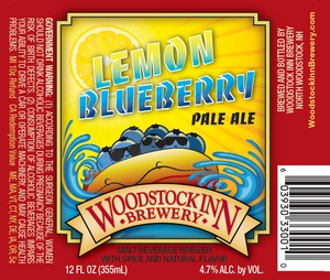 Woodstock Inn Brewery Lemon Blueberry Pale