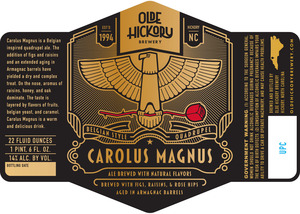 Olde Hickory Brewery Carolus Magnus May 2015