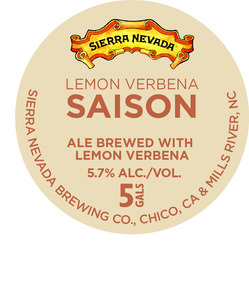 Sierra Nevada Lemon Verbena Saison May 2015