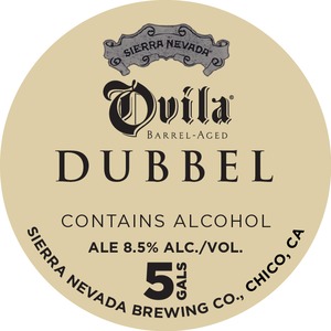 Sierra Nevada Ovila Barrel-aged Dubbel May 2015