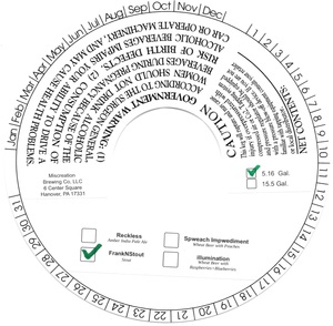 Miscreation Brewing Company, LLC Frank N'stout May 2015