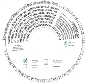 Miscreation Brewing Company, LLC Hillpilly May 2015