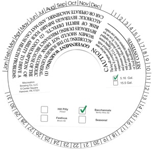 Miscreation Brewing Company, LLC Bacchannale