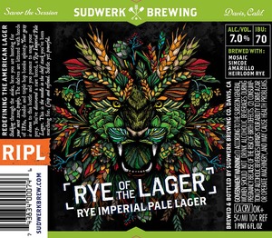 Rye Of The Lager May 2015