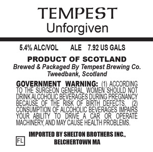 Tempest Brewing Unforgiven May 2015