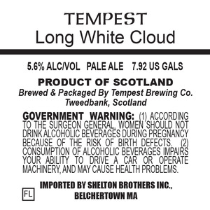Tempest Brewing Long White Cloud May 2015