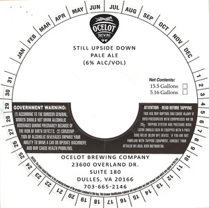 Still Upside Down Pale Ale May 2015