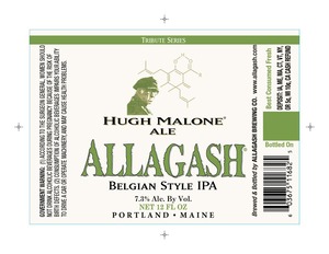 Allagash Brewing Company Hugh Malone