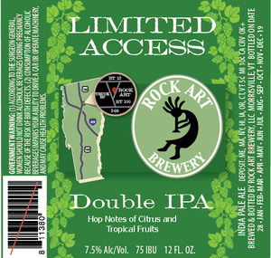 Rock Art Brewery Limited Access