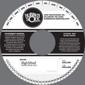 Rubber Soul Brewing Co. High Wheel May 2015