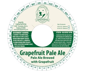 Laughing Dog Brewing Grapefruit Pale Ale May 2015