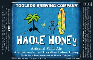 Toolbox Brewing Company Haole Honey May 2015