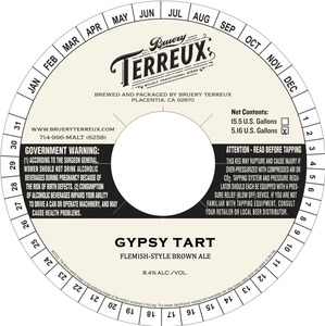 Bruery Terreux Gypsy Tart