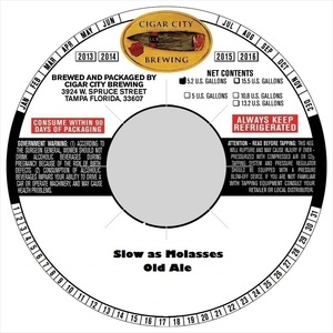 Slow As Molasses May 2015