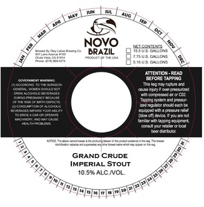 Grand Crude Imperial Stout May 2015