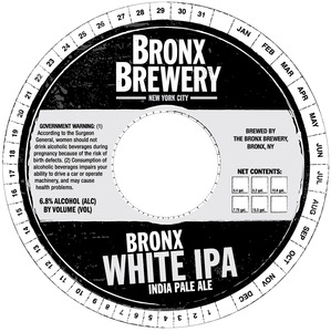 The Bronx Brewery White IPA May 2015