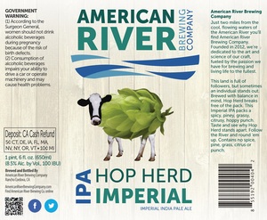 American River Brewing Company Hop Herd Imperial India Pale Ale