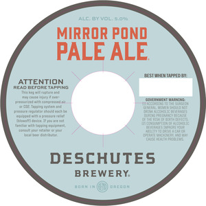 Deschutes Brewery Mirror Pond May 2015