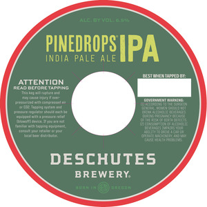 Deschutes Brewery Pinedrops May 2015
