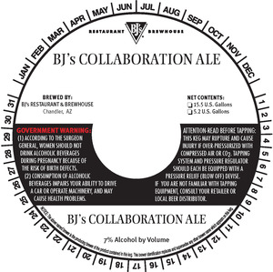 Bj's Collaboration Ale May 2015