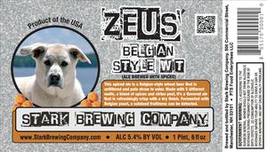 Stark Brewing Company Zeus' Belgian Style Wit