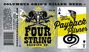 Four String Brewing Co. Payback Pilsner May 2015