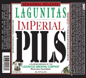 The Lagunitas Brewing Company Imperial Pils May 2015