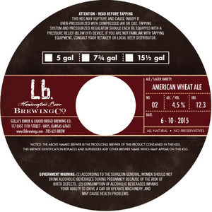 Lb. Brewing Co. American Wheat